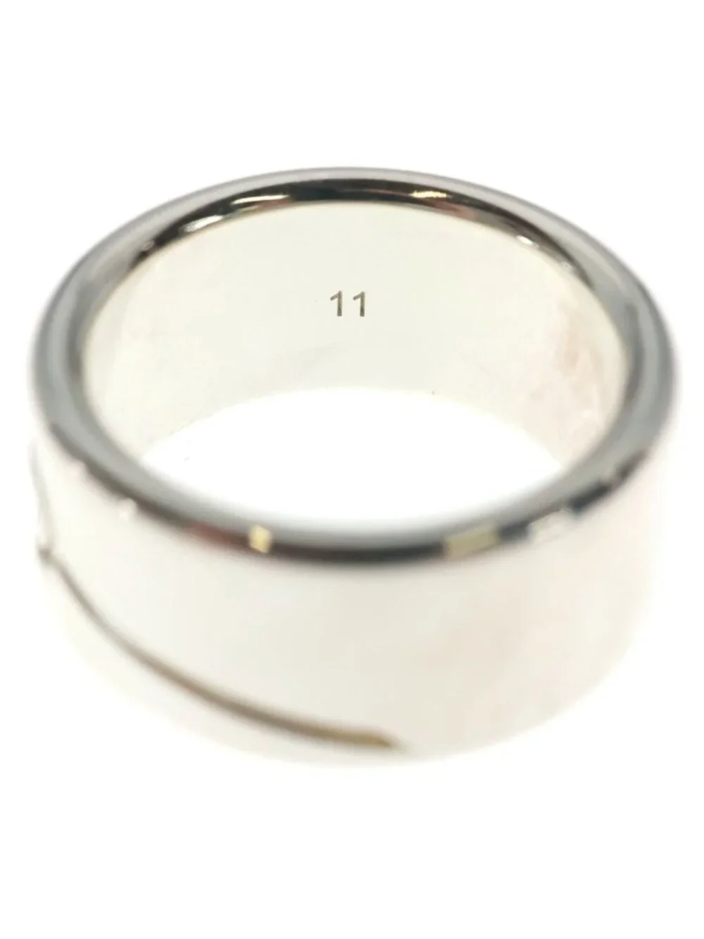 Gucci Diagonal Ring Silver